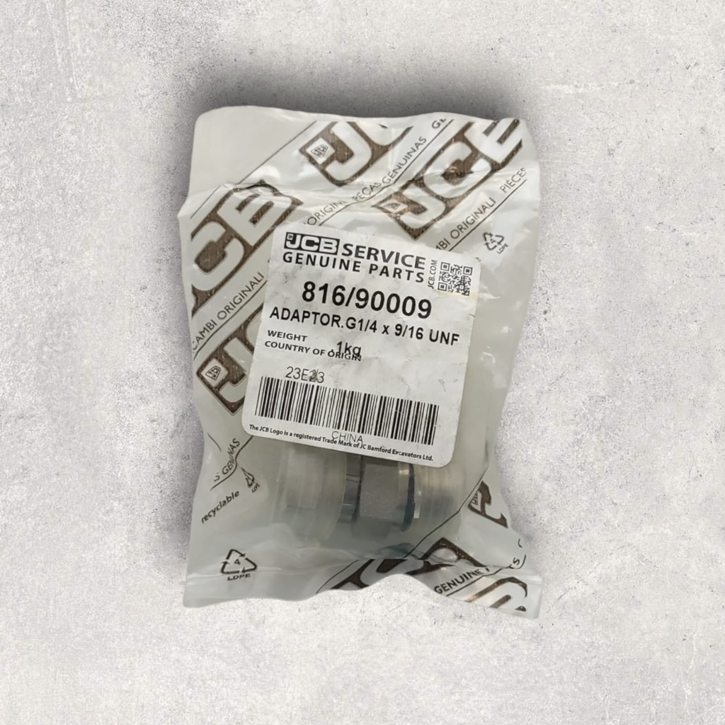 ADAPTADOR 1/4BSP F X 9/16 SAE M